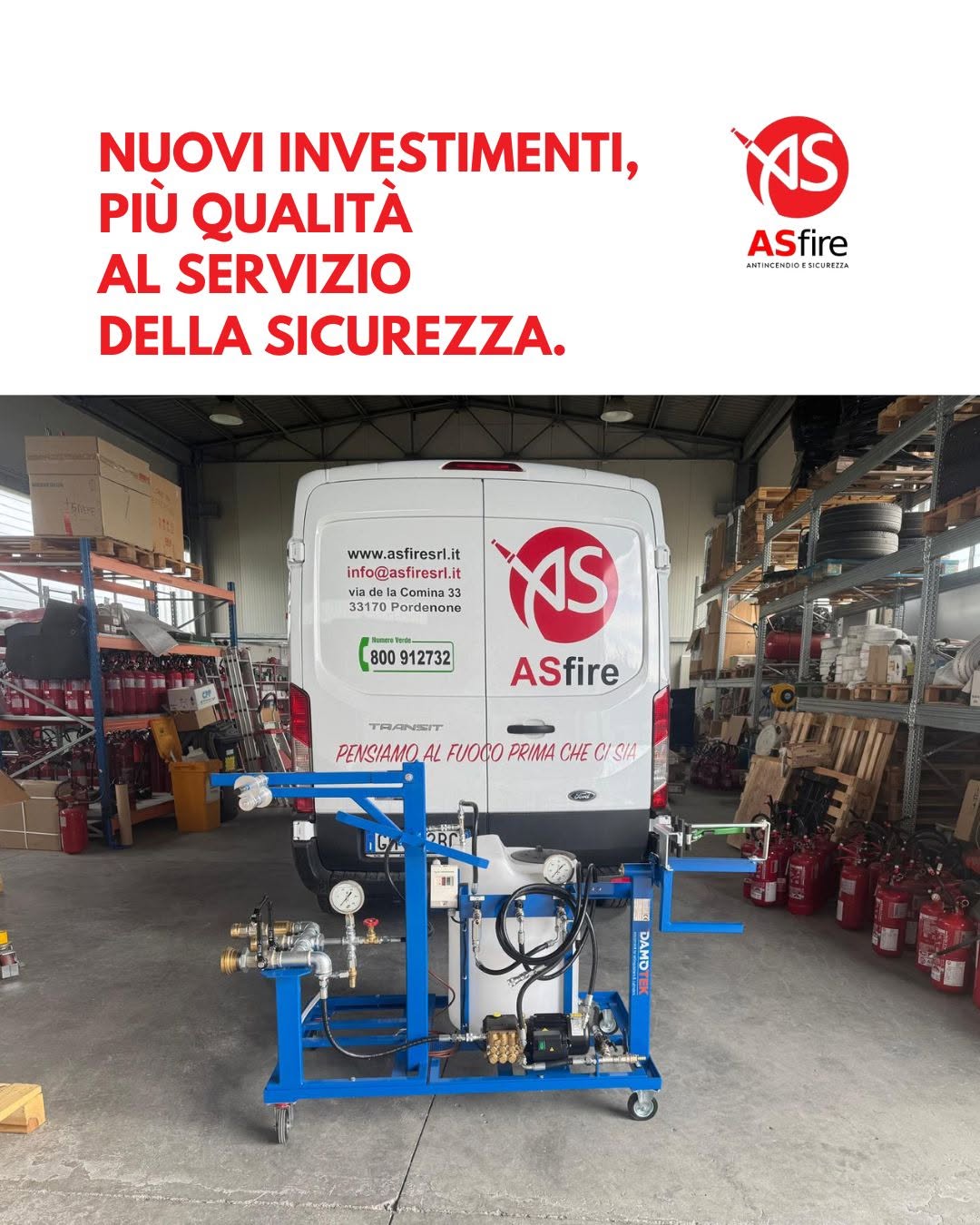 Nuovi investimenti, più qualità al servizio della sicurezza.